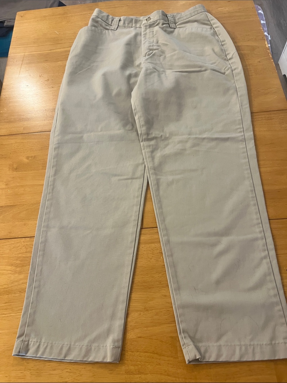 Classic Straight-Leg Women's Pants in Light Khaki